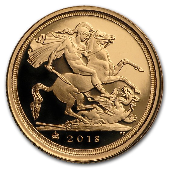 2018 Great Britain Gold Quarter Sovereign Proof (w/Box & COA) 2018 Great Britain Gold Quarter Sovereign Proof (w/Box & COA)